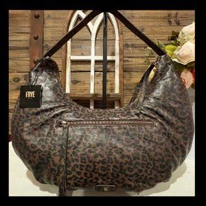 COPY - New Frye Maddie Leopard Print hobo shoulder bag